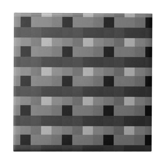 Black&White, Small (4,25" x 4,25") Fliese (Vorderseite)