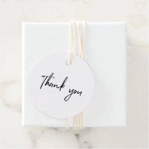 Black & White Small Business Vielen Dank Paket Tag Geschenkanhänger