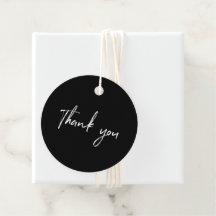 Black & White Small Business Vielen Dank Paket Tag