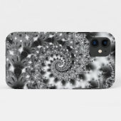 Black&White Spiral iPhone Case (Rückseite (Horizontal))