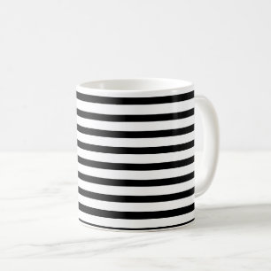 black-white stripes – schwarz-weiß gestreift kaffeetasse