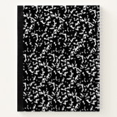 Black White Teen Collage School, Custom Photo Notizblock (Rückseite)