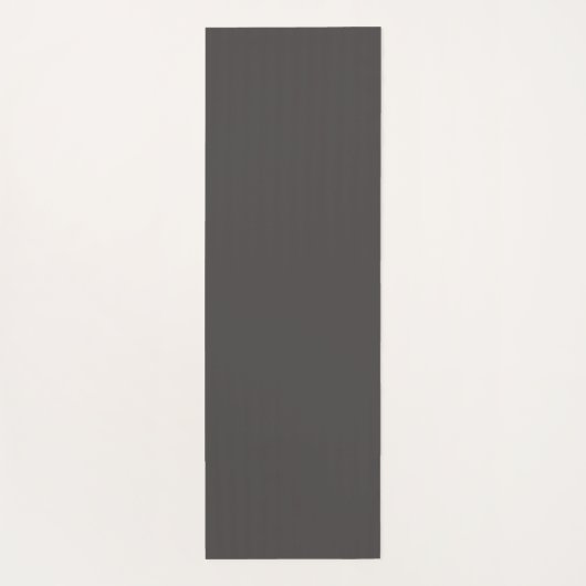 Black White Toile Floral Pattern Custom Name Yogamatte (Rückseite)