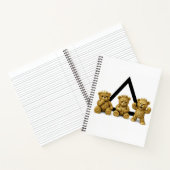 Black & White Triangle Design | Powerof3Brand Notizblock (Innenseite)