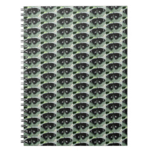 Black & White Tropical Butterfly Spiral Notebook Notizblock