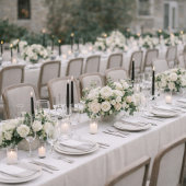 Black & White Wedding Attire Card Einladung