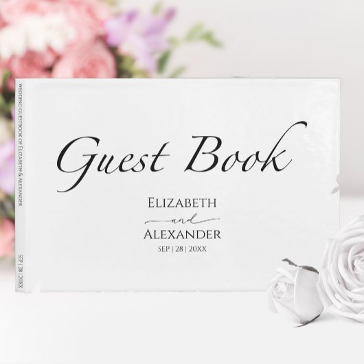 Black & White Wedding Gästebuch