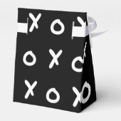 Black & White X O XO X&O's Trendy Niedlich Geschenkschachtel (Rückseite)