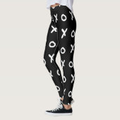 Black & White X O XO X&O's Trendy Niedlich Leggings (Links)