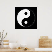 Black & White Yang Yang Poster (Küche)