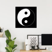 Black & White Yang Yang Poster (Heimbüro)