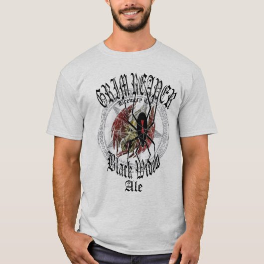 BLACK-WIDOW-ALE #3 T-Shirt (Vorderseite)