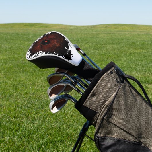 Black Widow Golf Headcover (In SItu)