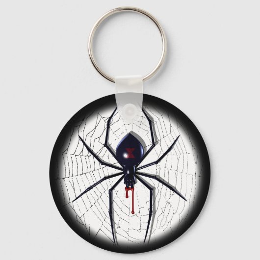 Black Widow Key Ring Schlüsselanhänger (Vorderseite)