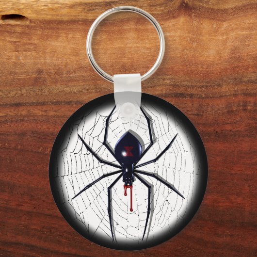 Black Widow Key Ring Schlüsselanhänger (Vorderseite)