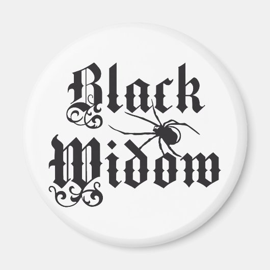 Black widow magnet (Vorne)