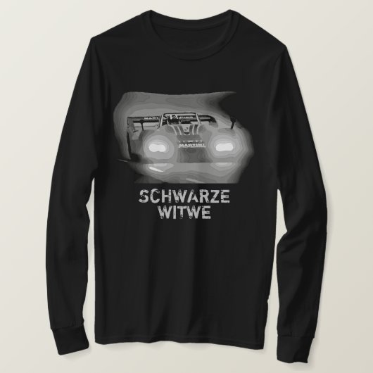 Black Widow Racing T - Shirt 1976 (Design vorne)