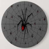 Black Widow Spider and Babies - Button (Vorderseite)