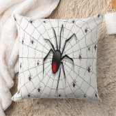Black Widow Spider and Babies - Kissen (Decke)