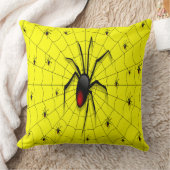 Black Widow Spider and Babies - Kissen (Decke)