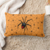 Black Widow Spider and Babies - Lendenkissen (Decke)