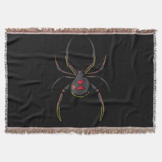 Black Widow Spider-Geschenk | Spider Lovers Decke (Vorderseite)