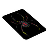 Black Widow Spider-Geschenk | Spider Lovers Magnet (Rechte Seite)