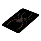 Black Widow Spider-Geschenk | Spider Lovers Magnet (Linke Seite)
