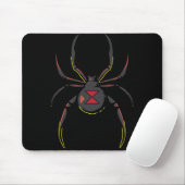 Black Widow Spider-Geschenk | Spider Lovers Mousepad (Mit Mouse)