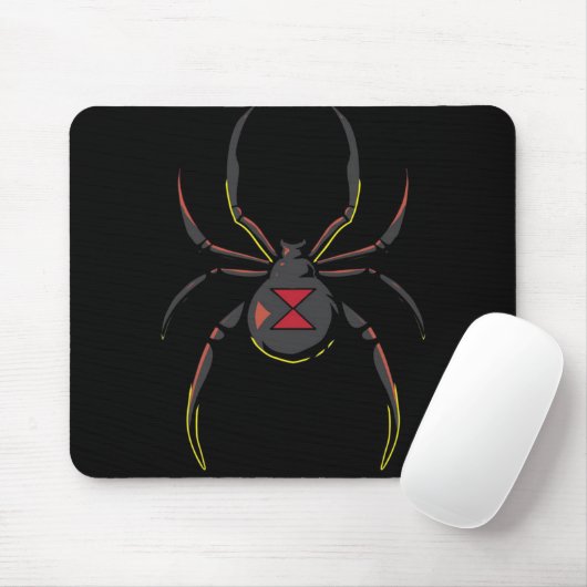 Black Widow Spider-Geschenk | Spider Lovers Mousepad (Mit Mouse)