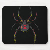 Black Widow Spider-Geschenk | Spider Lovers Mousepad (Vorne)