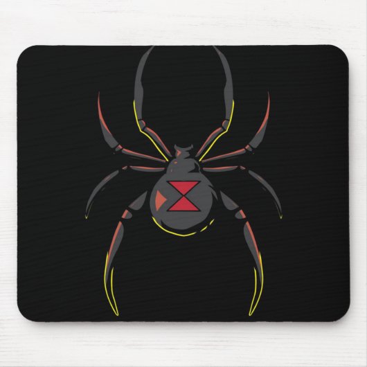 Black Widow Spider-Geschenk | Spider Lovers Mousepad (Vorne)