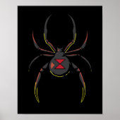 Black Widow Spider-Geschenk | Spider Lovers Poster (Vorne)