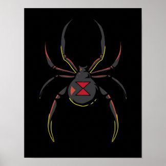 Black Widow Spider-Geschenk | Spider Lovers Poster