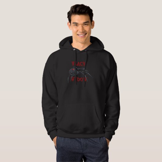 Black Widow Spider Hoodie (Vorne ganz)