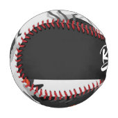 Black widow spider pattern baseball (Vorderseite Links)