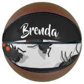 Black widow spider pattern basketball (Vorderseite)