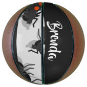 Black widow spider pattern basketball (Vertikal)