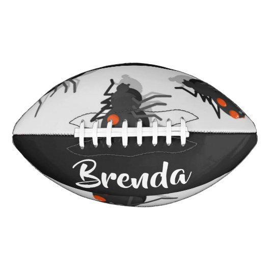 Black widow spider pattern football (Vorderseite)