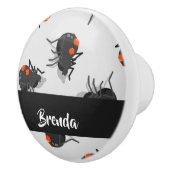 Black widow spider pattern keramikknauf (Rechts)