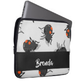 Black widow spider pattern laptopschutzhülle (Vorne Rechts)