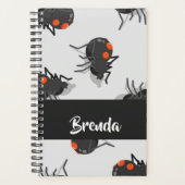 Black widow spider pattern planer (Vorderseite)