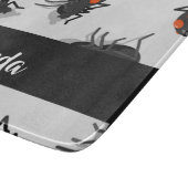 Black widow spider pattern schneidebrett (Ecke)