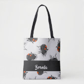 Black widow spider pattern tasche (Vorderseite)
