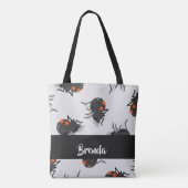 Black widow spider pattern tasche (Rückseite)