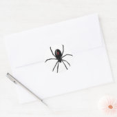 Black WIdow Spider Runder Aufkleber (Umschlag)