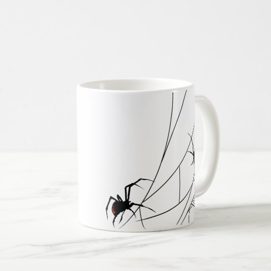 Black Widow Spiders Kaffeetasse (VorderseiteRechts)