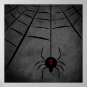 Black Widow Web Poster (Vorne)