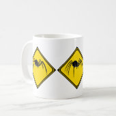 Black Widow Xing! Kaffeetasse (Vorderseite Links)