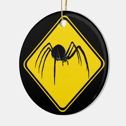 Black Widow Xing! Keramik Ornament (Links)